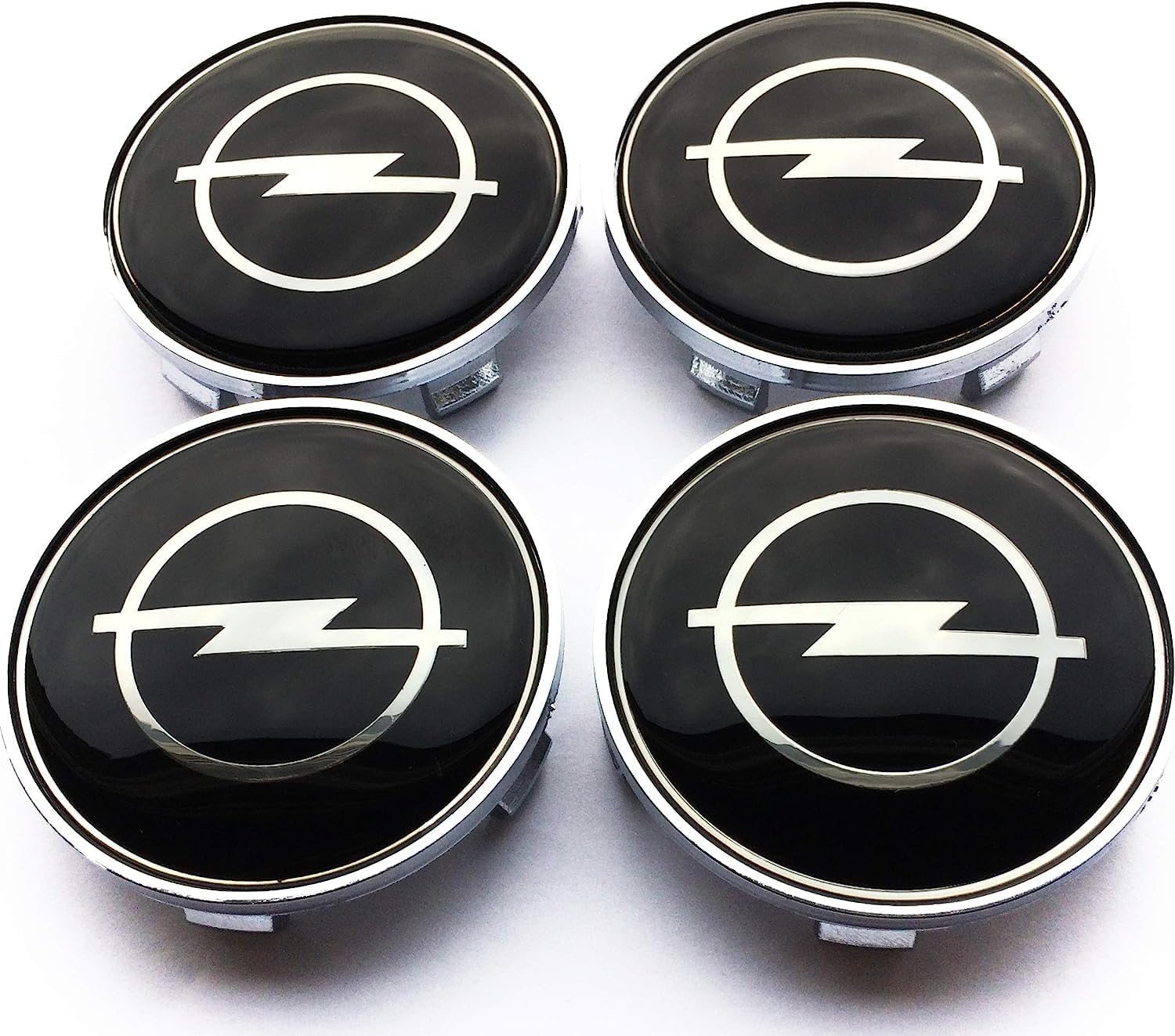 Auto-Nabenkappen, Felgen-Emblem, Radnabenkappen für Opel Antara 60mm, staubdicht, wasserdicht, verschleißfest, rostfrei, Nabenkappen, Auto-Außenzubehör von FELEA