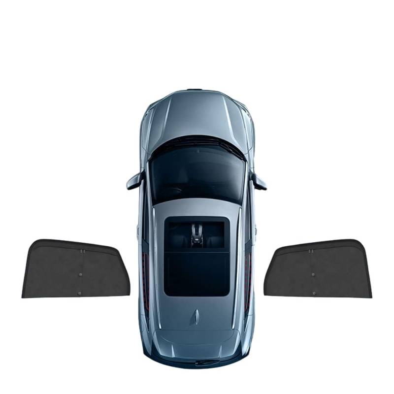 Sonnenschutz Auto für Mazda 2 2014-2024, Doppellagig Magnetisch Baby Vorhang Anti-UV Fenster Verdunkelung Sonnenblende,B-2Backdoors von FELEA