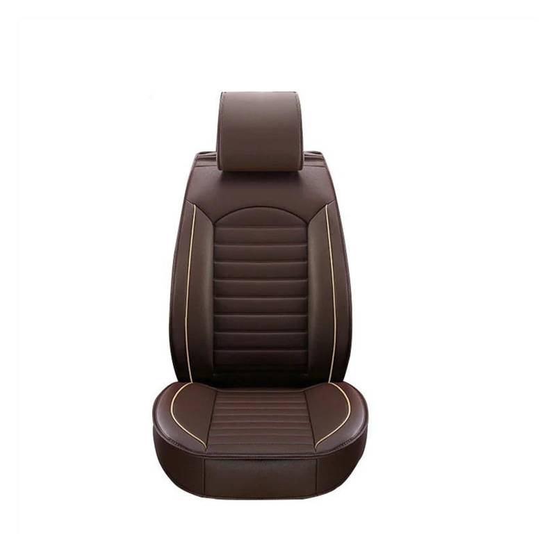 Sitzbezüge Auto Leder Universal Auto Sitzbezüge Für Hummer Alle Modelle Für Hummer Für H2 H3 H1 Auto Styling Auto Zubehör Autositzbezüg (Color : Kaffee, Größe : Front 2) von FELPE
