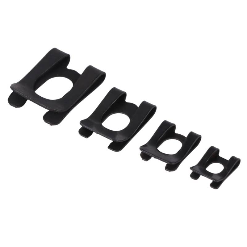 FELTECHELECTR 40Stücke Automatische Halterungen U Typ Schraubverschluss Clips für Möbel Robuste Metallbefestigungen für Autozubehör für Karosserie und Innenverkleidung von FELTECHELECTR