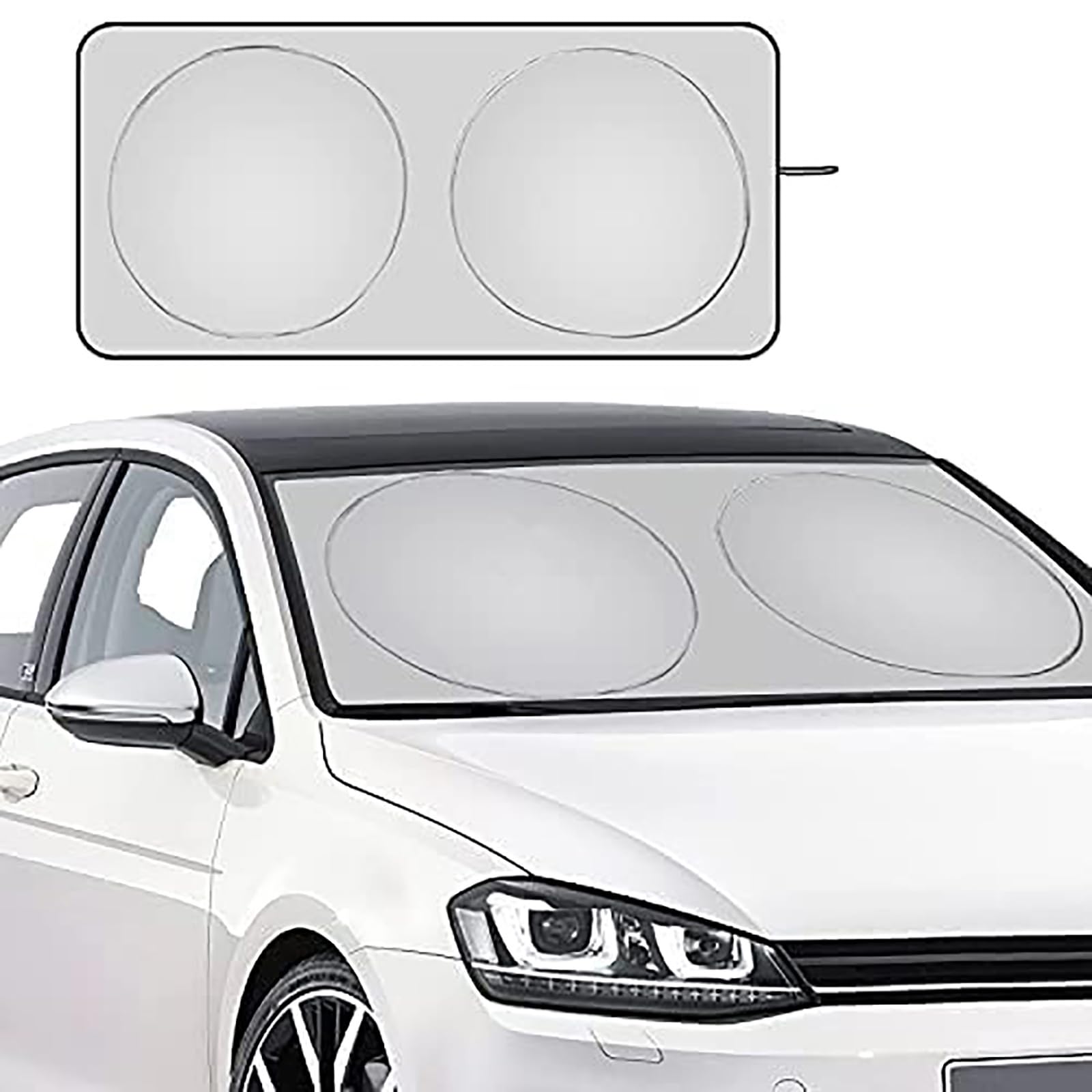 FüR Kia Sorento 2011 2012 2013 2014 2015 Auto Frontscheibe Sonnenblende, Faltbares Blockiert UV-Strahlen Sonnenblende Hitzeschutz Schutz Um Ihr Fahrzeug Kühl Auto ZubehöR,150 * 70cm FüR Kia Sorento 2011 2012 2013 2014 2015 Auto Frontscheibe Sonnenblende, Faltbares Blockiert UV-Strahlen Sonnenblende Hitzeschutz Schutz Um Ihr Fahrzeug Kühl Auto ZubehöR,150 * 70cm von FENOQ