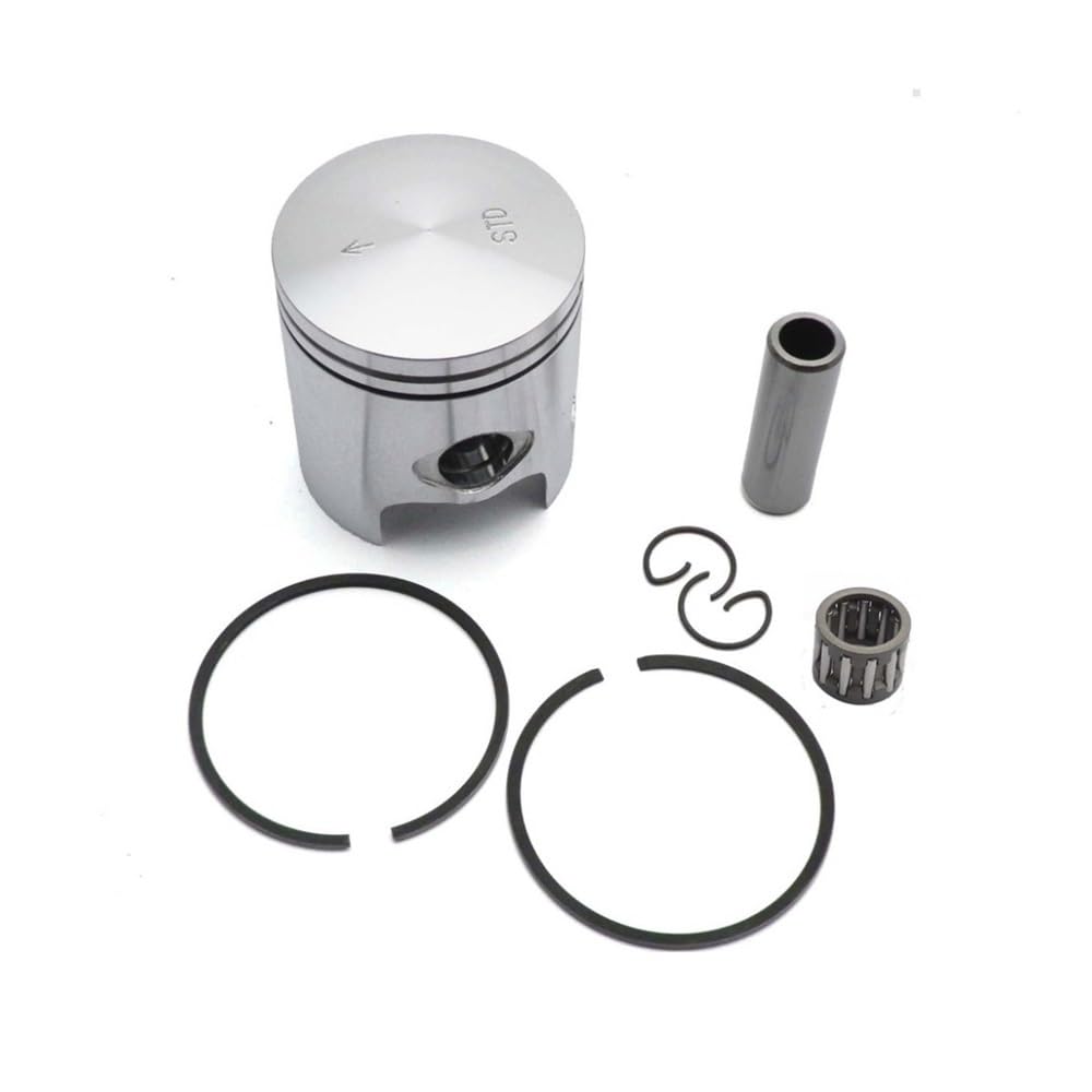70ccm Kolbenringe Set 47mm mit 12mm/10mm Bolzenlager for Ymh Jog Min-relli 1PE40QMB Roller ATV Moped Big Bore Teile(10mm Set) von FEREOWNQ
