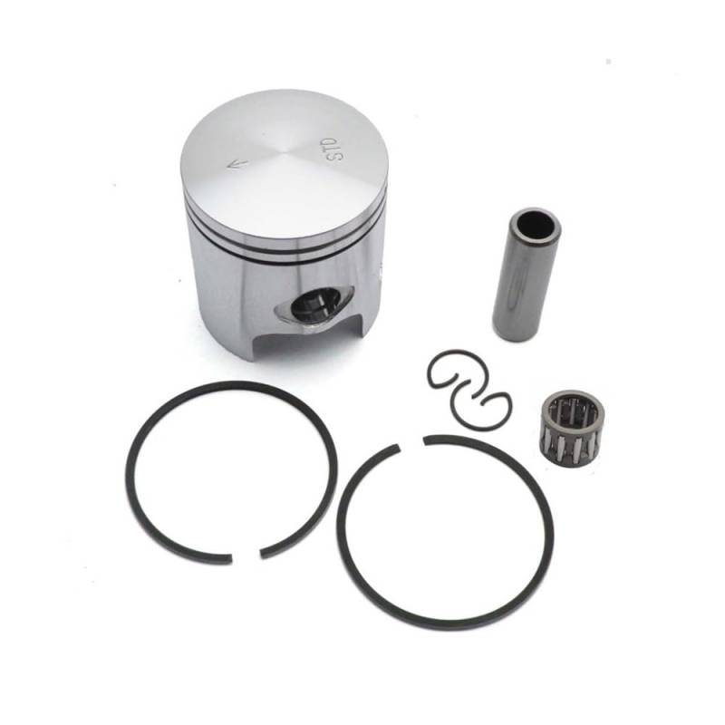 70ccm Kolbenringe Set 47mm mit 12mm/10mm Bolzenlager for Ymh Jog Min-relli 1PE40QMB Roller ATV Moped Big Bore Teile(10mm Set) von FEREOWNQ