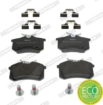Ferodo Bremsbelagsatz, Scheibenbremse [Hersteller-Nr. FDB4260] für Audi, Citroën, Ds, Opel, Peugeot, Renault, Seat, Skoda, Vauxhall, VW von FERODO