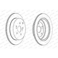 Bremsscheiben FERODO DDF2072C hinten, belüftet, 2 Stück Bremsscheiben FERODO DDF2072C hinten, belüftet, 2 Stück von Ferodo
