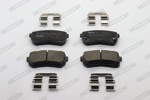 FERODO Bremsbelagsatz HYUNDAI,KIA FDB4771 58302D7A00 Bremsbeläge,Bremsklötze,Bremssteine,Bremsbeläge & Bremsbelagsatz,Bremsklötze & Bremsbelagsatz von FERODO