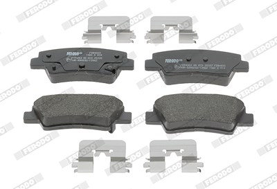 Ferodo Bremsbeläge hinten (Satz) [Hersteller-Nr. FDB4833] für Hyundai, Kia, Ssangyong von FERODO