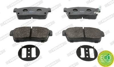 Ferodo Bremsbelagsatz, Scheibenbremse [Hersteller-Nr. FDB1532] für Daihatsu, Nissan, Perodua, Subaru, Suzuki von FERODO