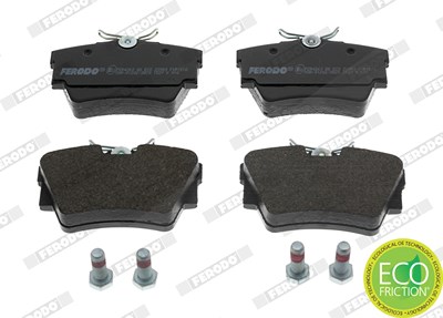 Ferodo Bremsbeläge hinten (Satz) [Hersteller-Nr. FVR1516] für Fiat, Nissan, Opel, Renault, Vauxhall von FERODO