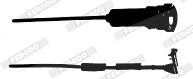 Ferodo Warnkontakt, Bremsbelagverschleiß [Hersteller-Nr. FWI211] für Chevrolet, Opel, Vauxhall von FERODO