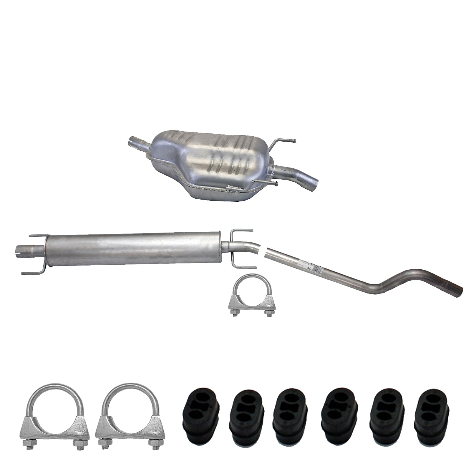 Auspuff 1.6, 1.8 Auspuffanlage mit Anbausatz Auspuff 1.6, 1.8 Auspuffanlage mit Anbausatz von FERROZ EXPORT