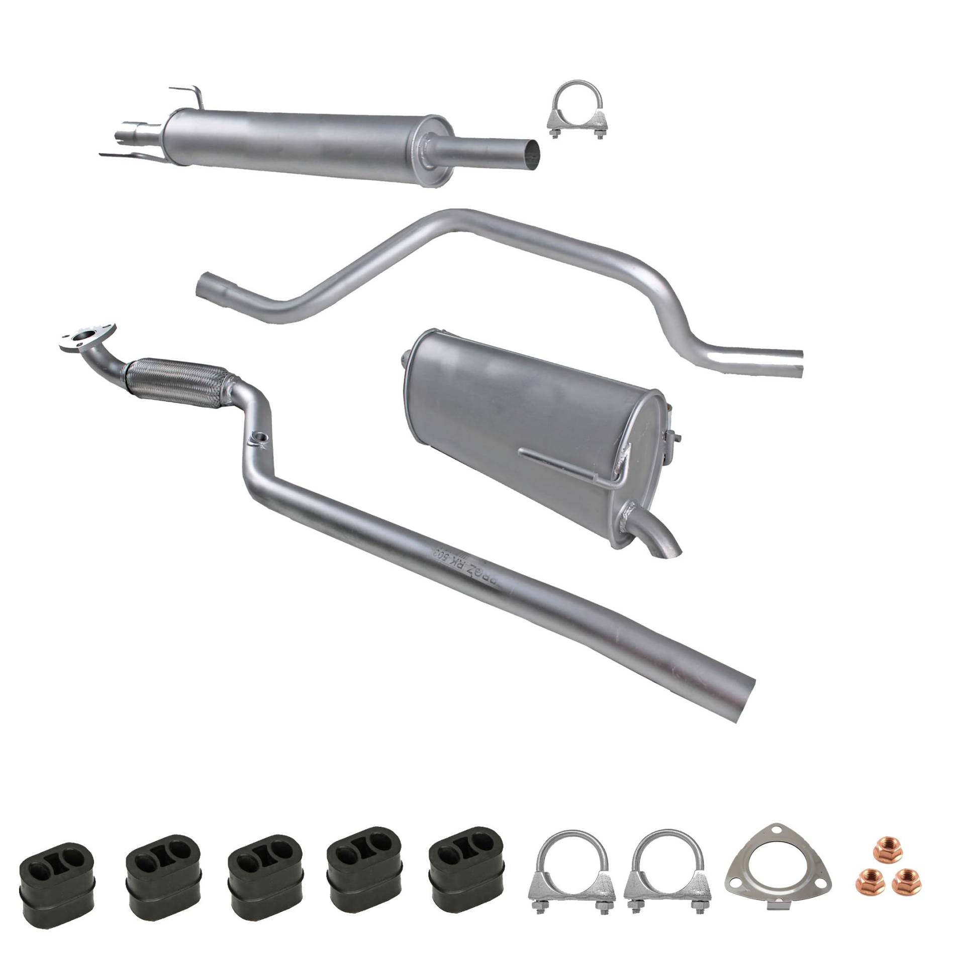 FERROZ EXPORT Ersatz für Auspuff Opel Meriva A 1.6 i 16 V, Baujahr 2003-2005 Komplette Auspuffanlage von FERROZ EXPORT