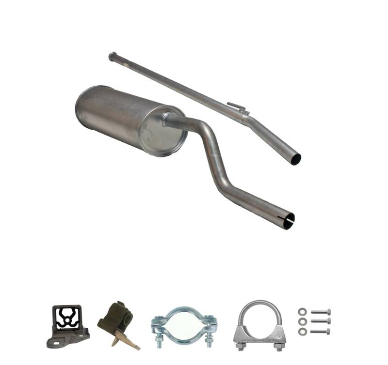 FERROZ EXPORT Ersatz für Auspuffanlage Renault Clio II 1.2, 1.2 16V, auch Campus Auspuff Komplett von FERROZ EXPORT