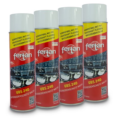 Fertan 4x 500 ml UBS 240 Unterboden Schutzwachs [Hersteller-Nr. 27201] von FERTAN
