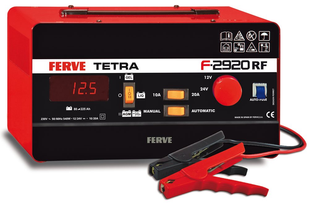 FERVE Batterieladegerät Ladegerät AUTOMATICO Tetra 1224 V 20 A f2920 von FERVE