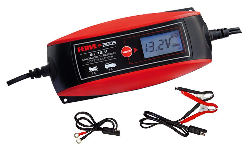FERVE F-2505 Batterieladegerät schwarz rot FERVE F-2505 Batterieladegerät schwarz rot von FERVE