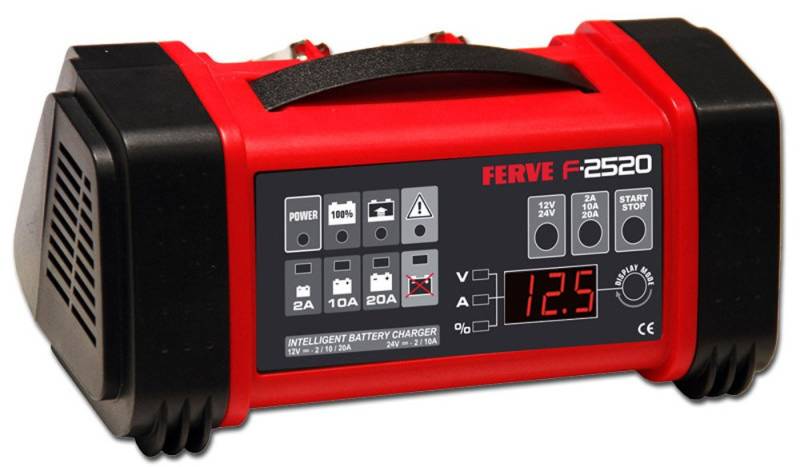 FERVE F-2520 Automatisches Ladegerät für Bleisäure-Batterien von FERVE