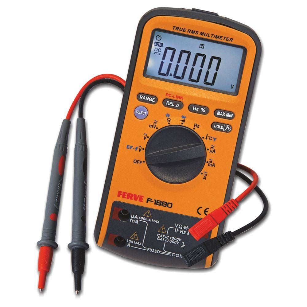 FERVE f-1880 Digital Multimeter mit USB-Anschluss von FERVE