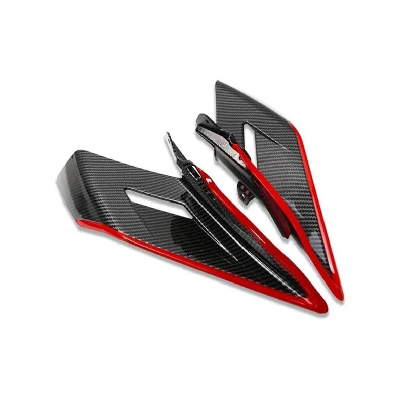 Aerodynamik Flügel Seitenverkleidungen Für CF&MO&to 450SR 450 SR 2022 2023 Motorradspiegel Winglets Aerodynamische Seitenflügel Spoiler Verkleidung Motorradpanels von FESOKSEJ