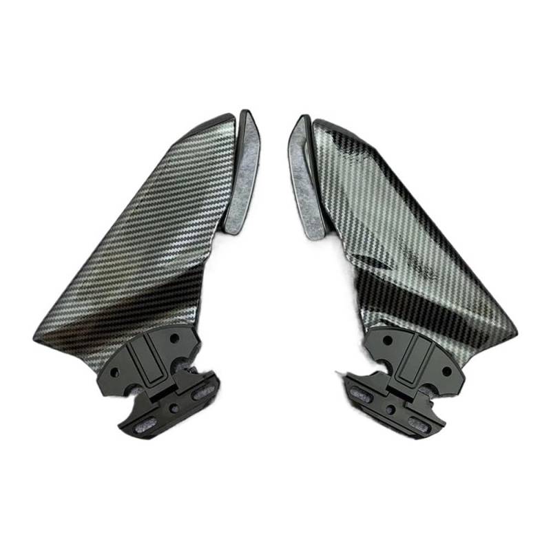 Aerodynamik Flügel Seitenverkleidungen Für Für NI&nja 650 Für ER6F 2017 2018 2019 Motorradspiegel Frontverkleidung Winglets Aerodynamische Seitenflügel Spoiler von FESOKSEJ