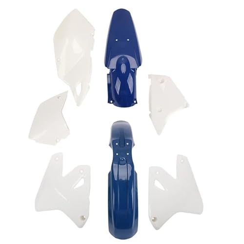 Aerodynamik Flügel Seitenverkleidungen Motorrad Vorne Hinten Seite Panels Verkleidung Abdeckung Kit Für Für DRZ400 Spoiler Motorrad Seite Verkleidung Spoiler von FESOKSEJ