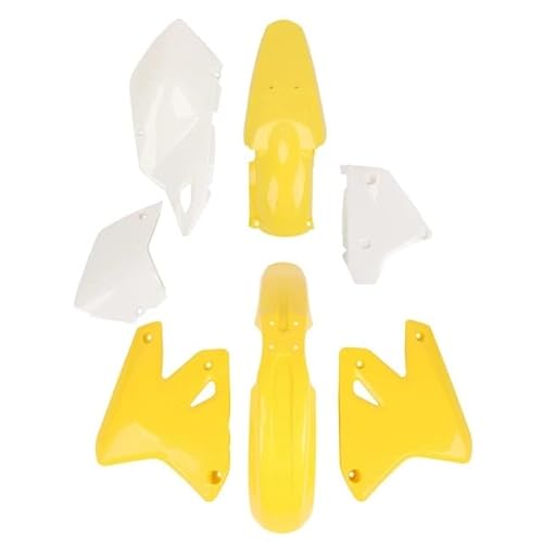 Aerodynamik Flügel Seitenverkleidungen Motorrad Vorne Hinten Seite Panels Verkleidung Abdeckung Kit Für Für DRZ400 Spoiler Motorrad Seite Verkleidung Spoiler von FESOKSEJ