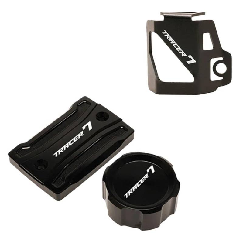 Bremsflüssigkeitsdeckel Guard Für Tracer7 Für Tracer 7/GT 2021 Motorrad Vorne + Hinten Bremsflüssigkeitsbehälter Kappe Abdeckung Schutzfolie von FESOKSEJ
