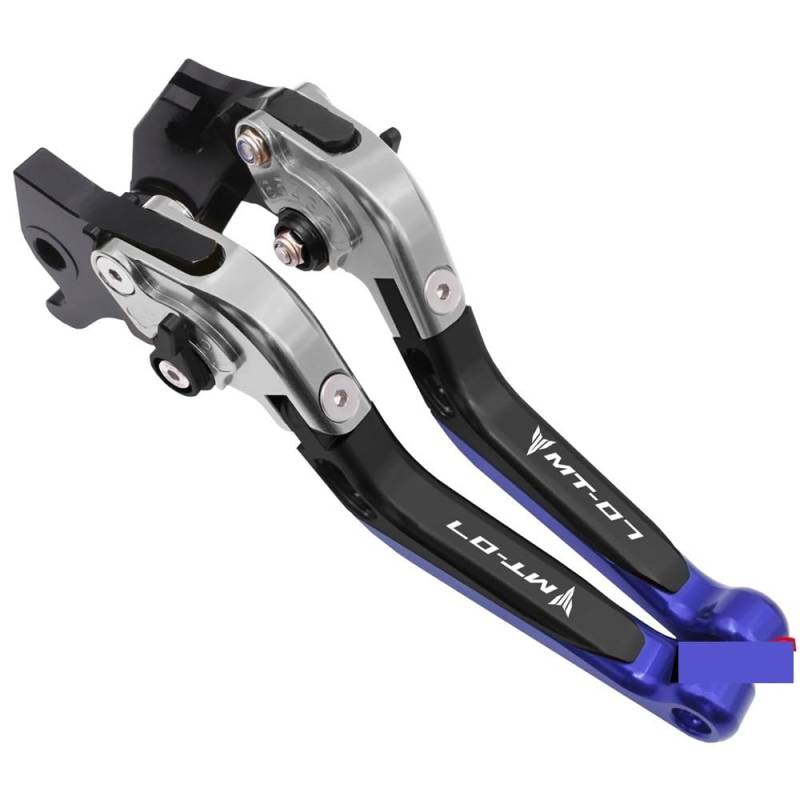 Handgriffbremshebel Für MT07 Bremse Kupplungshebel Motorrad Einstellbare Klapphebel Kupplungshebel Bremshebel Set Für MT-07 FZ-07 2014-2020 von FESOKSEJ
