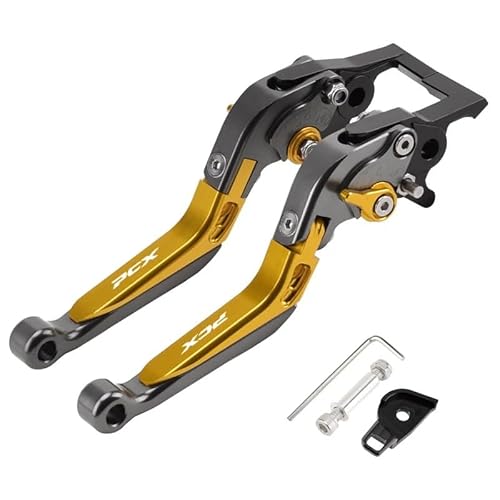 Handgriffbremshebel Für PCX125 PCX160 ABS-Version, Speziell Modifiziertes Bremshorn Mit Parkfunktion, Bremshebel, Feststellbremshebel, Handbremse, Verstellbarer Griff von FESOKSEJ
