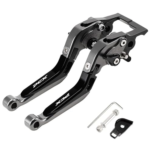 Handgriffbremshebel Für PCX125 PCX160 ABS-Version, Speziell Modifiziertes Bremshorn Mit Parkfunktion, Bremshebel, Feststellbremshebel, Handbremse, Verstellbarer Griff von FESOKSEJ