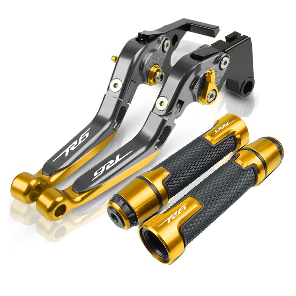 Handgriffbremshebel Für YZF R6 2005-2016 CNC Klappbremskupplungshebel Handbremse Lenker Griffe Handgriffe Motorradzubehör Handgriffbremshebel Für YZF R6 2005-2016 CNC Klappbremskupplungshebel Handbremse Lenker Griffe Handgriffe Motorradzubehör von FESOKSEJ
