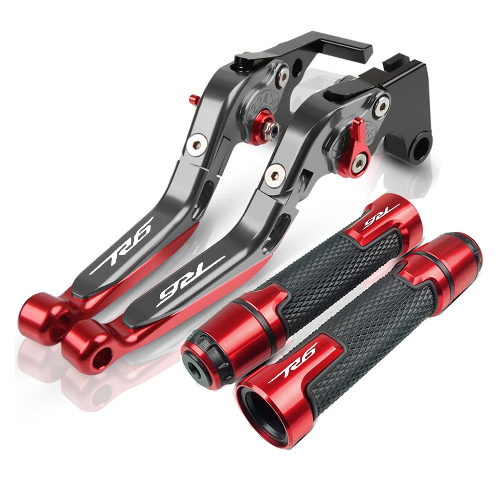 Handgriffbremshebel Für YZF R6 2005-2016 CNC Klappbremskupplungshebel Handbremse Lenker Griffe Handgriffe Motorradzubehör Handgriffbremshebel Für YZF R6 2005-2016 CNC Klappbremskupplungshebel Handbremse Lenker Griffe Handgriffe Motorradzubehör von FESOKSEJ