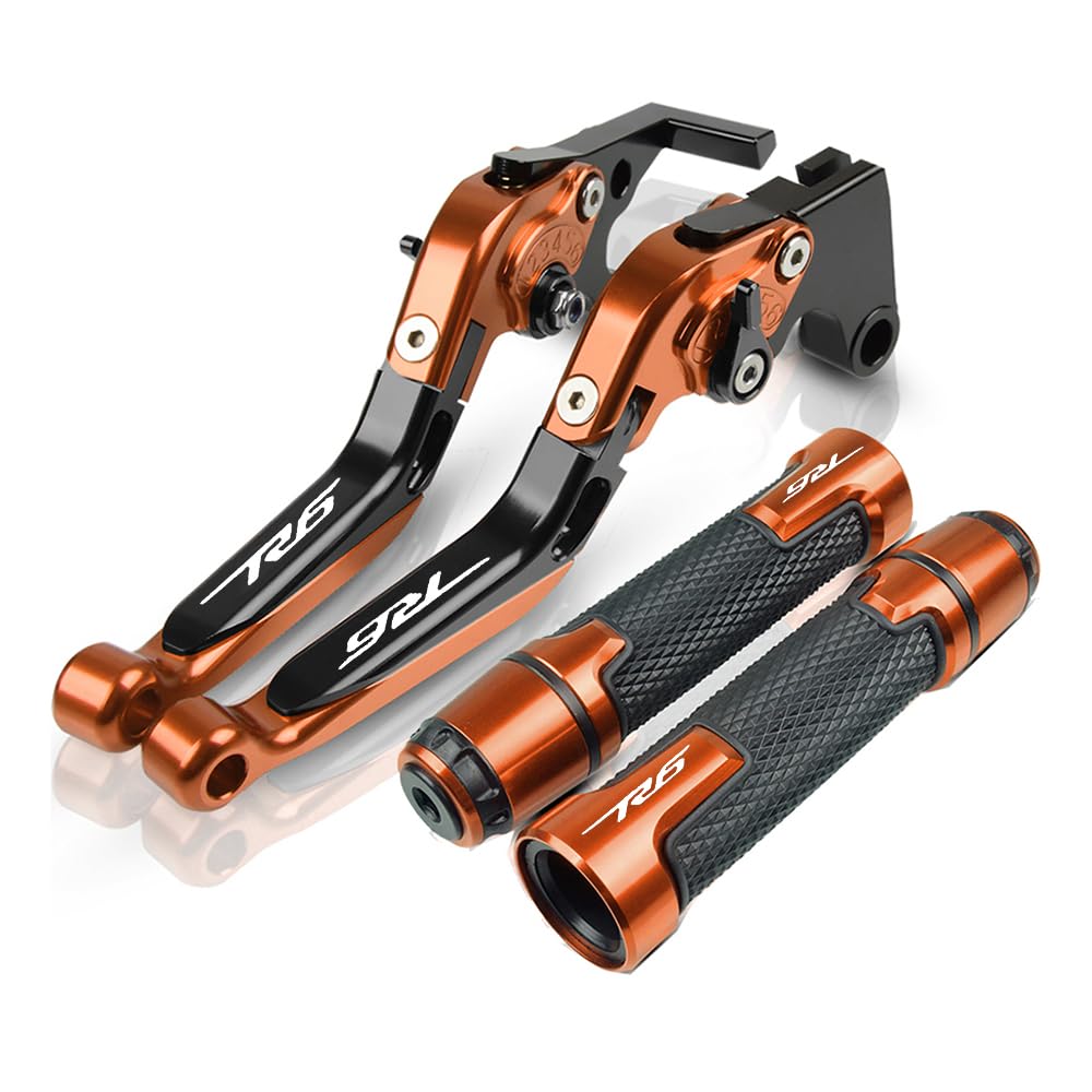 Handgriffbremshebel Für YZF R6 2005-2016 CNC Klappbremskupplungshebel Handbremse Lenker Griffe Handgriffe Motorradzubehör Handgriffbremshebel Für YZF R6 2005-2016 CNC Klappbremskupplungshebel Handbremse Lenker Griffe Handgriffe Motorradzubehör von FESOKSEJ