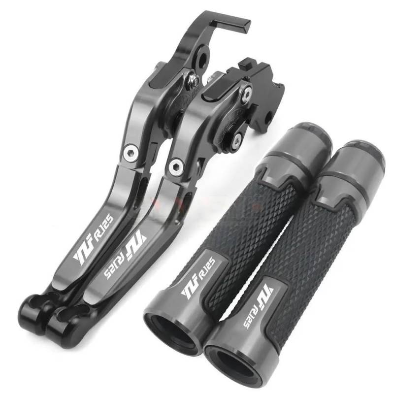 Handgriffbremshebel Motorrad Bremskupplungshebel + 22 Mm Griffgriffe Für YZF R125 YZF-R125 Alle Jahre 2014 2015 2016 2017 2018 2019 von FESOKSEJ