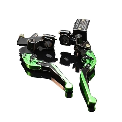 Handgriffbremshebel Universal CNC 7/8" 22mm Motorrad Kupplung Bremse Hauptzylinder Reservoir Hebel Kit Flüssigkeit Reservoir Set von FESOKSEJ