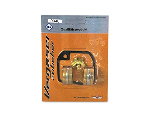 Schwimmer + Haltestift + Vergaserdichtung (alle DDR-Vergaser 16N1, 16N3, 19N1) von FEZ Fahrzeugteile GmbH
