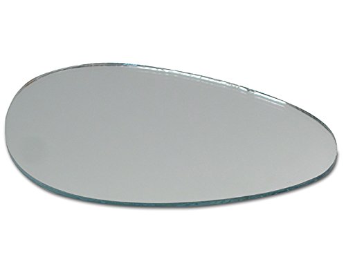 Spiegelglas SR1, KR50 (Nierenform) 117x82mm von FEZ Fahrzeugteile GmbH