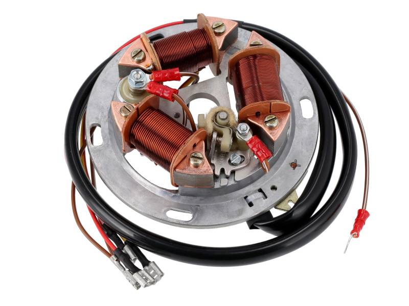 FEZ Grundplatte 8307.10/4-100, 6V Unterbrecher, 25/21W Bilux - für Simson SR50 von FEZ