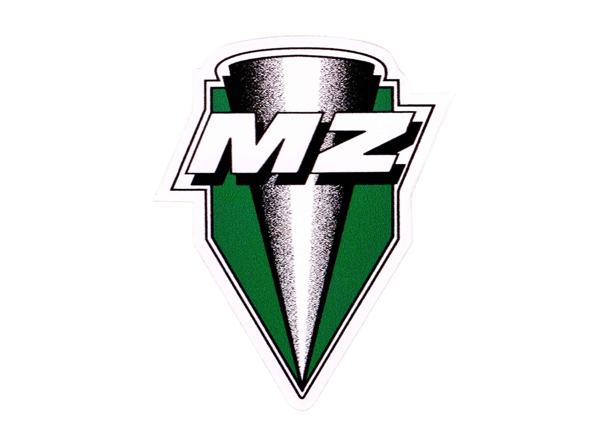 FEZ Schriftzug (Folie) ""MZ"" neue Form für Tank ETZ von FEZ