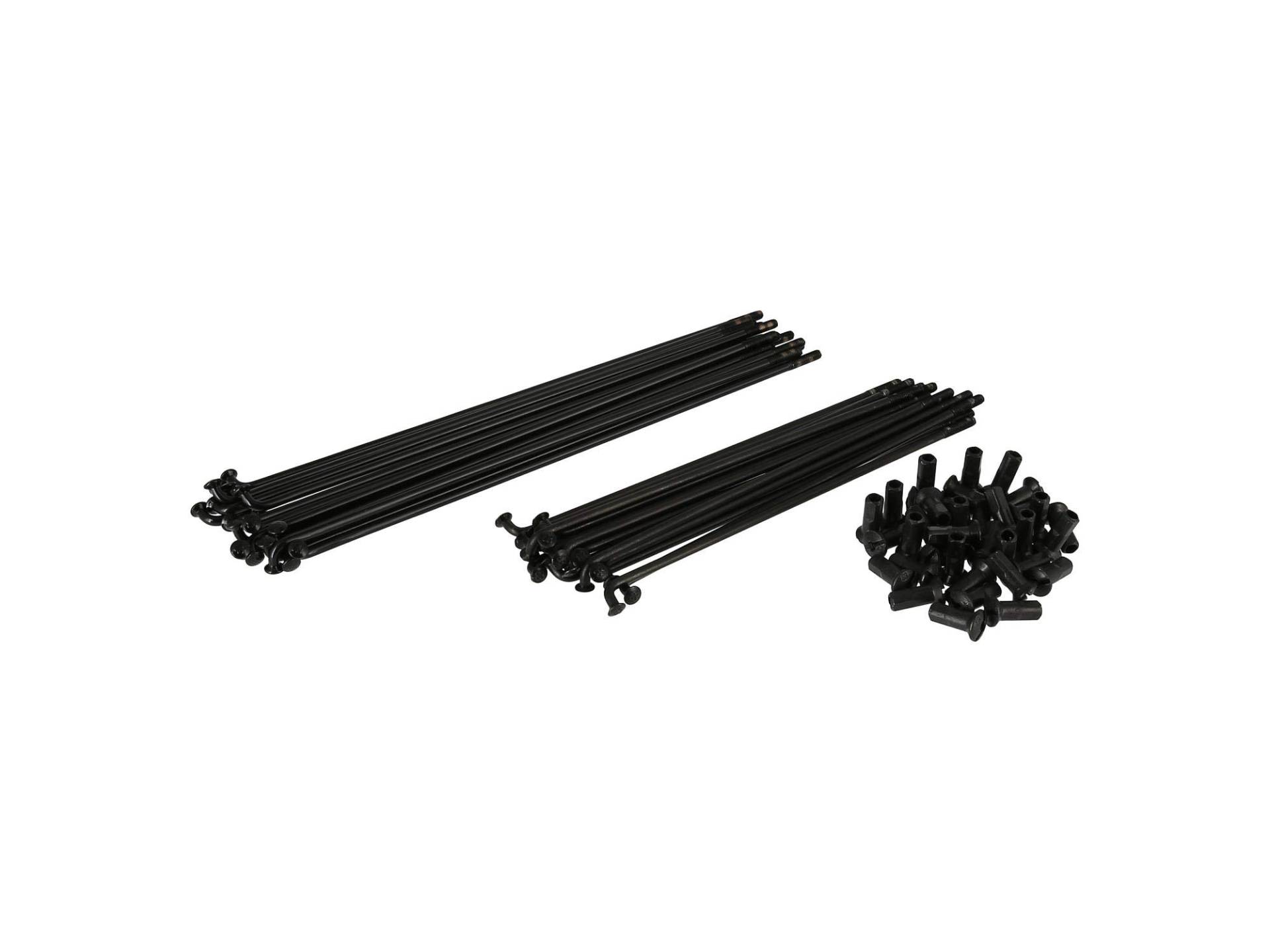 Set: Speichen 164/217 mit Nippel M4 in Schwarz, Nabe hinten Ø180mm - für AWO Touren Set: Speichen 164/217 mit Nippel M4 in Schwarz, Nabe hinten Ø180mm - für AWO Touren von FEZ