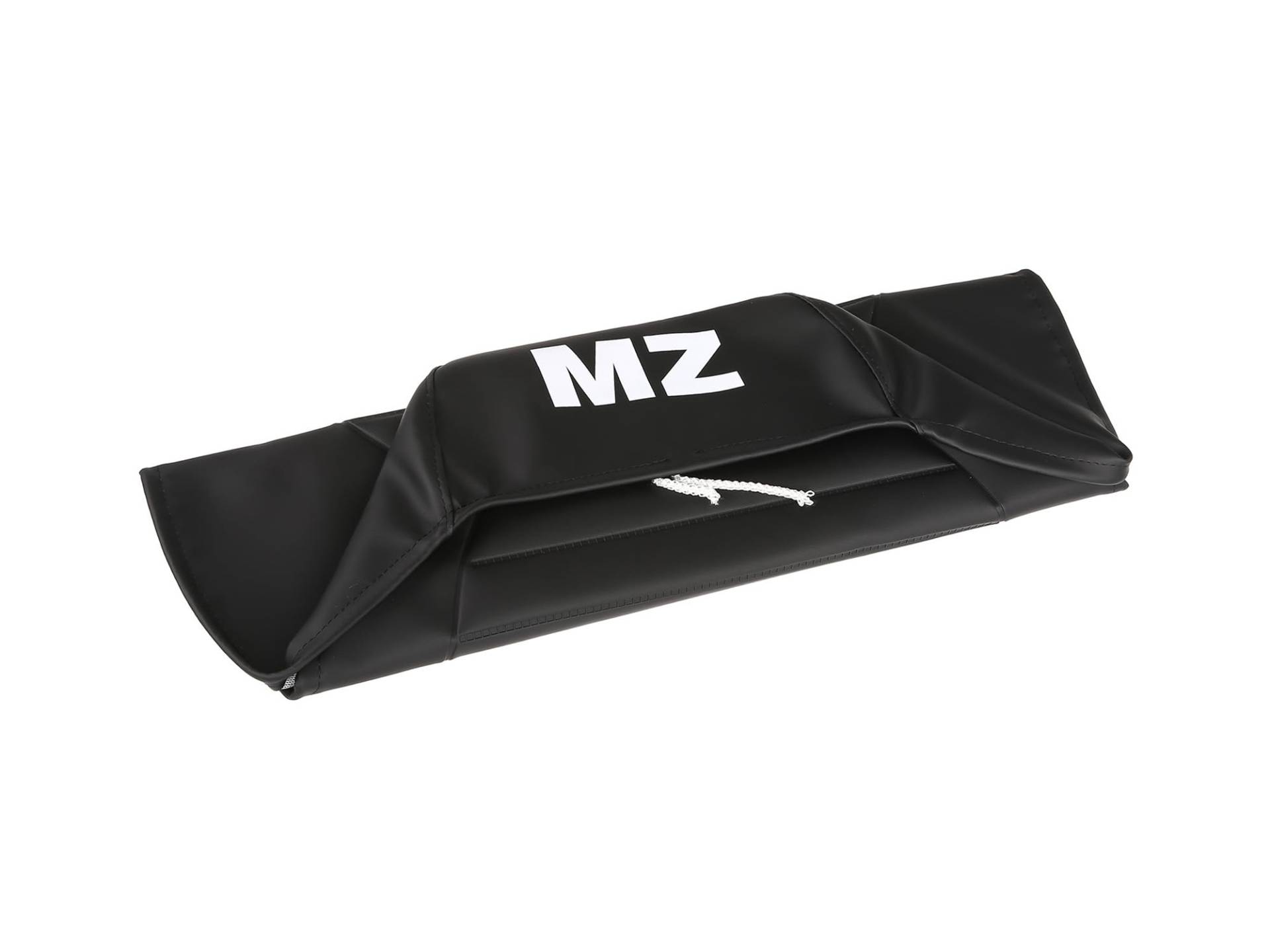 FEZ Sitzbezug strukturiert, schwarz mit MZ-Schriftzug - für MZ ETZ125, ETZ150, ETZ251, ETZ301 von FEZ