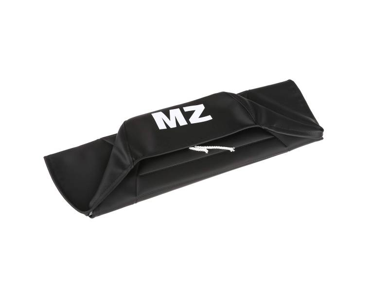 FEZ Sitzbezug strukturiert, schwarz mit MZ-Schriftzug - für MZ ETZ125, ETZ150, ETZ251, ETZ301 von FEZ
