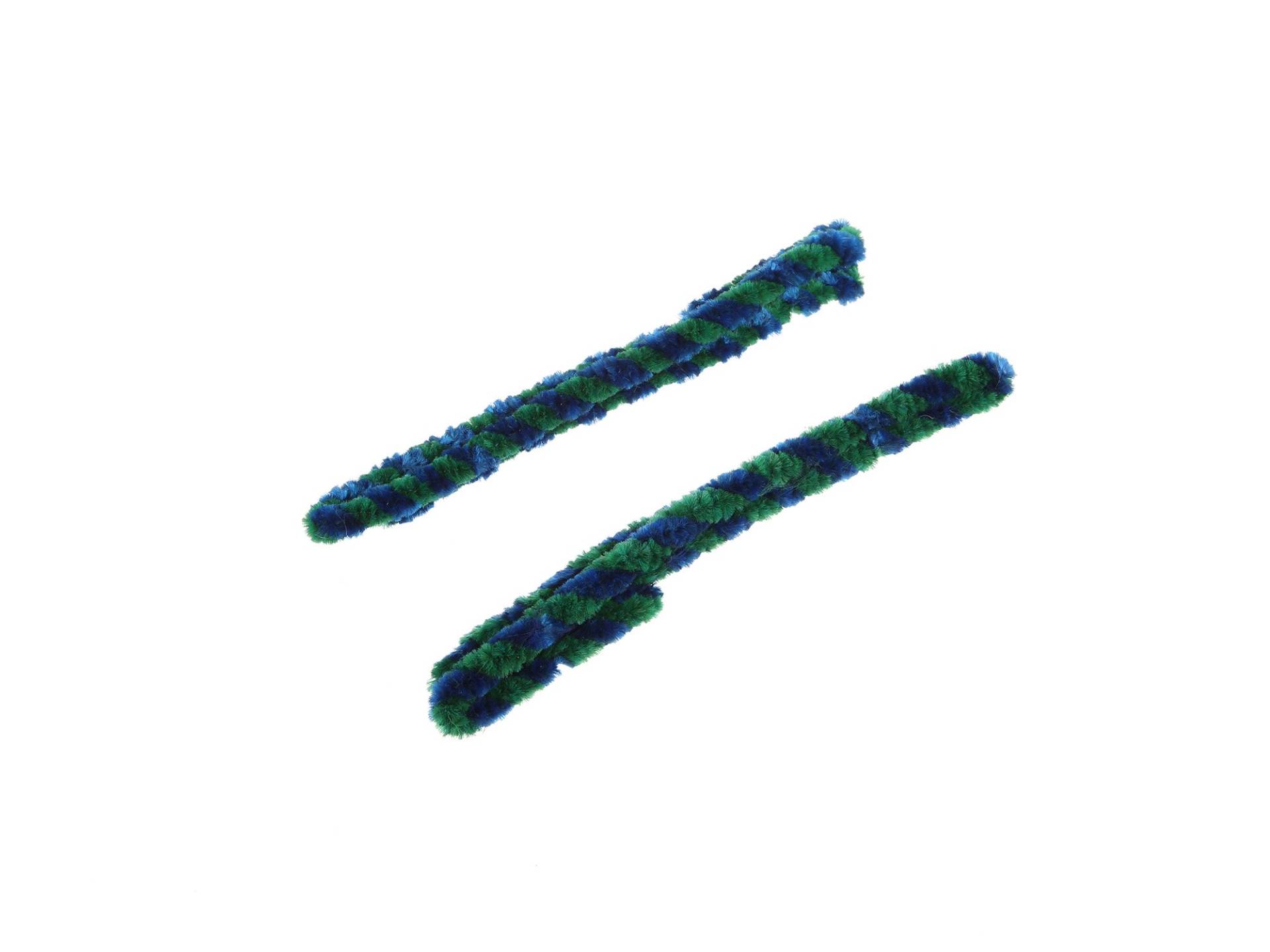 Nabenputzringe grün/blau (Set 2x 56cm für Moped, Mokick) von FEZ