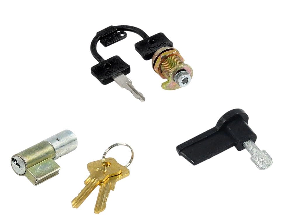 Schloss Set für Simson S50 auch S51 bis Bj. 87 Lenkerschloss, Seitendeckelschloss und Zündschlüssel Schloss Set für Simson S50 auch S51 bis Bj. 87 Lenkerschloss, Seitendeckelschloss und Zündschlüssel von FEZ