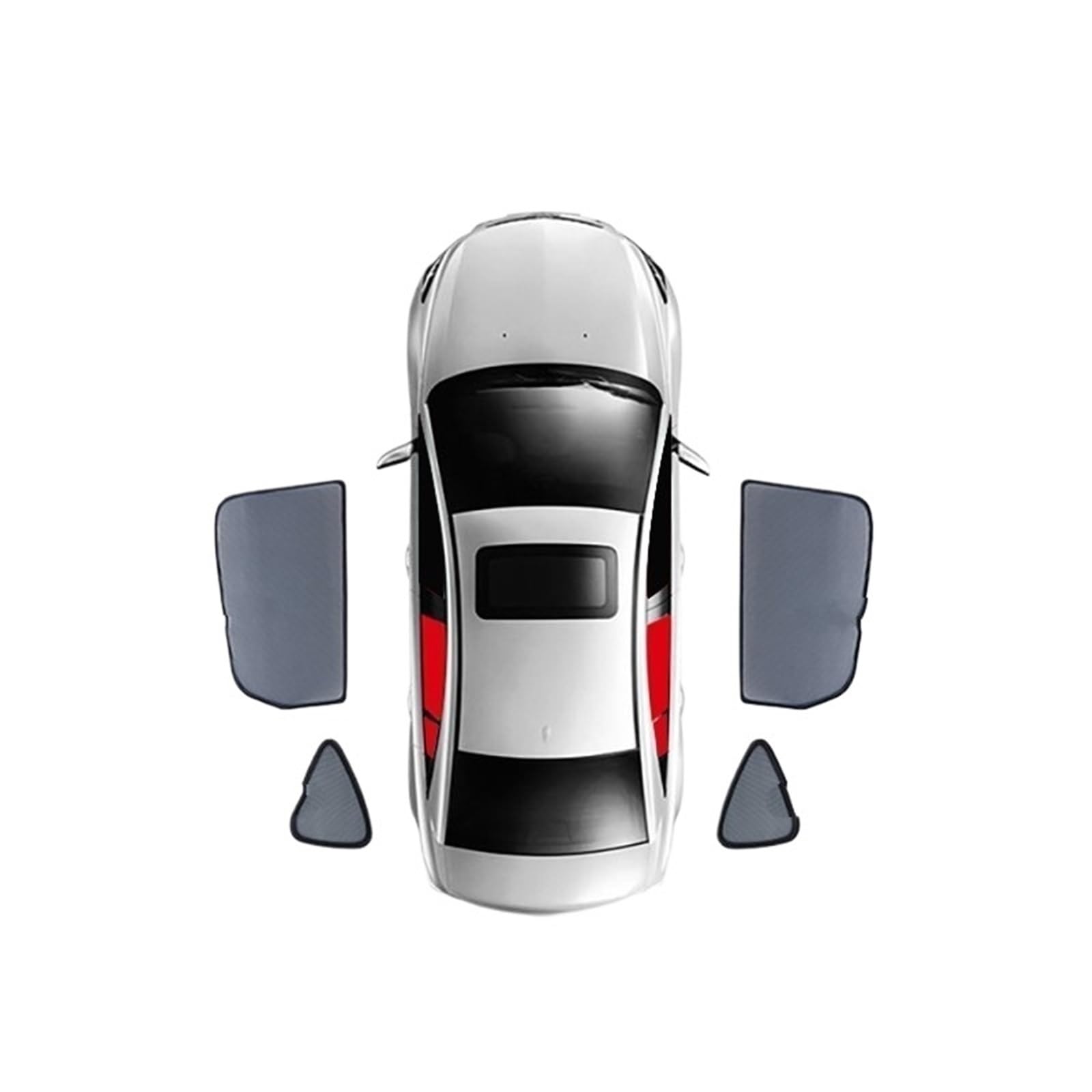 Auto Sonnenschutz Für Benz Für GLC X254 SUV 2023 2024 Magnetischer Autosonnenschutz Frontscheibenvorhang Sonnenschutzvisier für die Rückseite des Fensters Autofenster Sonnenschutz(4Piece Rear Trian) Auto Sonnenschutz Für Benz Für GLC X254 SUV 2023 2024 Magnetischer Autosonnenschutz Frontscheibenvorhang Sonnenschutzvisier für die Rückseite des Fensters Autofenster Sonnenschutz(4Piece Rear Trian) von FFOCCO