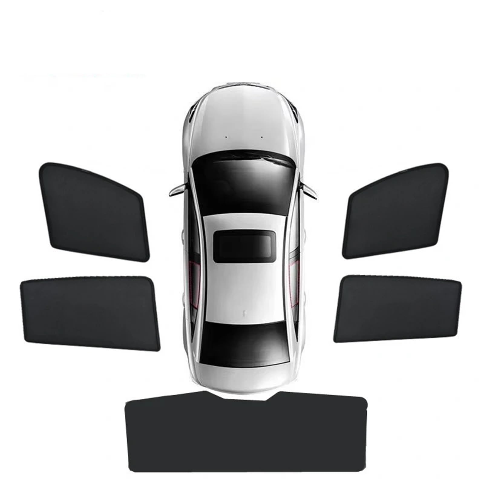 Auto Sonnenschutz Für Chevrolet Für Nut CN180S 2020 2021 2022 2023 2024 2025 Vorhänge Sonnenschutz Schattierung Visier Fenster Mesh Autofenster Sonnenschutz(5Piece Set) von FFOCCO