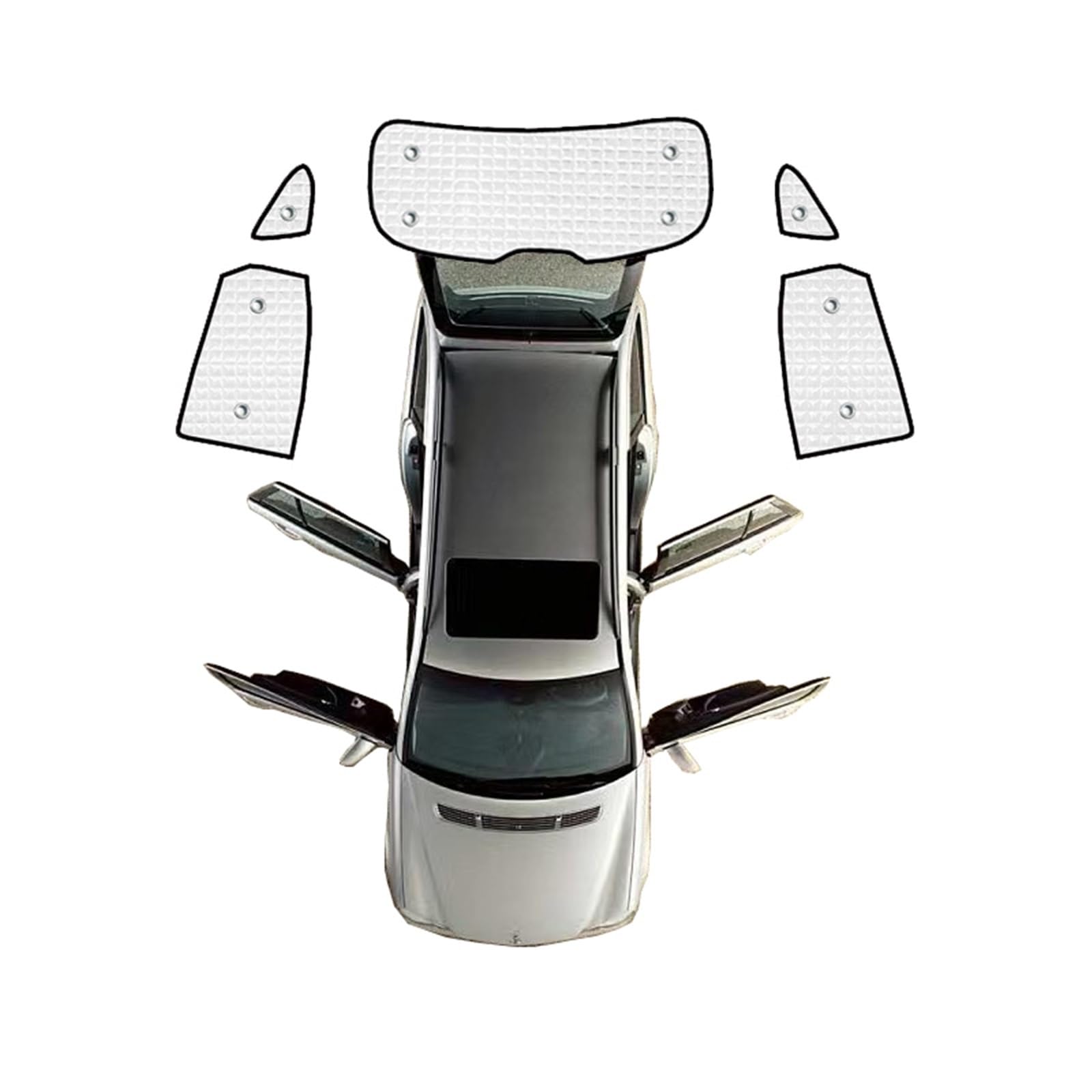 Auto Sonnenschutz Für Hyundai Für Santa Fe 2017 DM 2013~2017 Auto Sonnenschutz Fenster Sonnenschutz Abdeckungen Auto Anti-UV Fenster Schattierung Autofenster Sonnenschutz(Rear sunshades) von FFOCCO