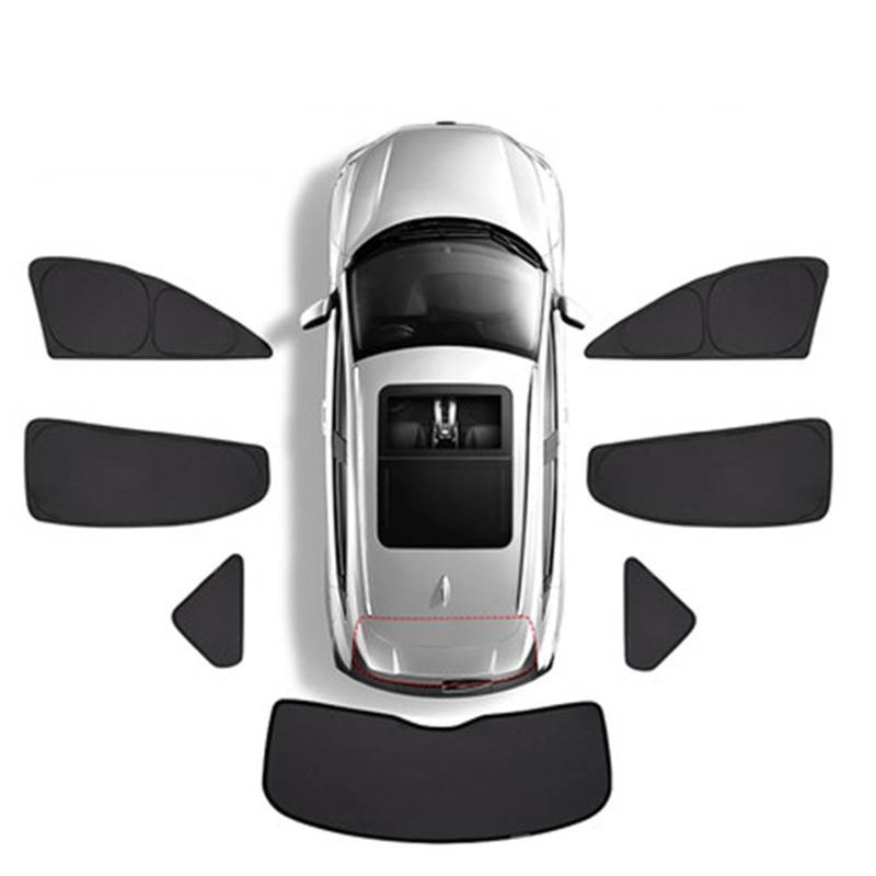 Auto Sonnenschutz Für Kia Für Carnival 2015-2020 Vollständige Abdeckung Auto-Sonnenschutzvisier Frontscheibenvorhang Hinteres Seitenfenster Sonnenschutzschild Autofenster Sonnenschutz(7Piece) von FFOCCO