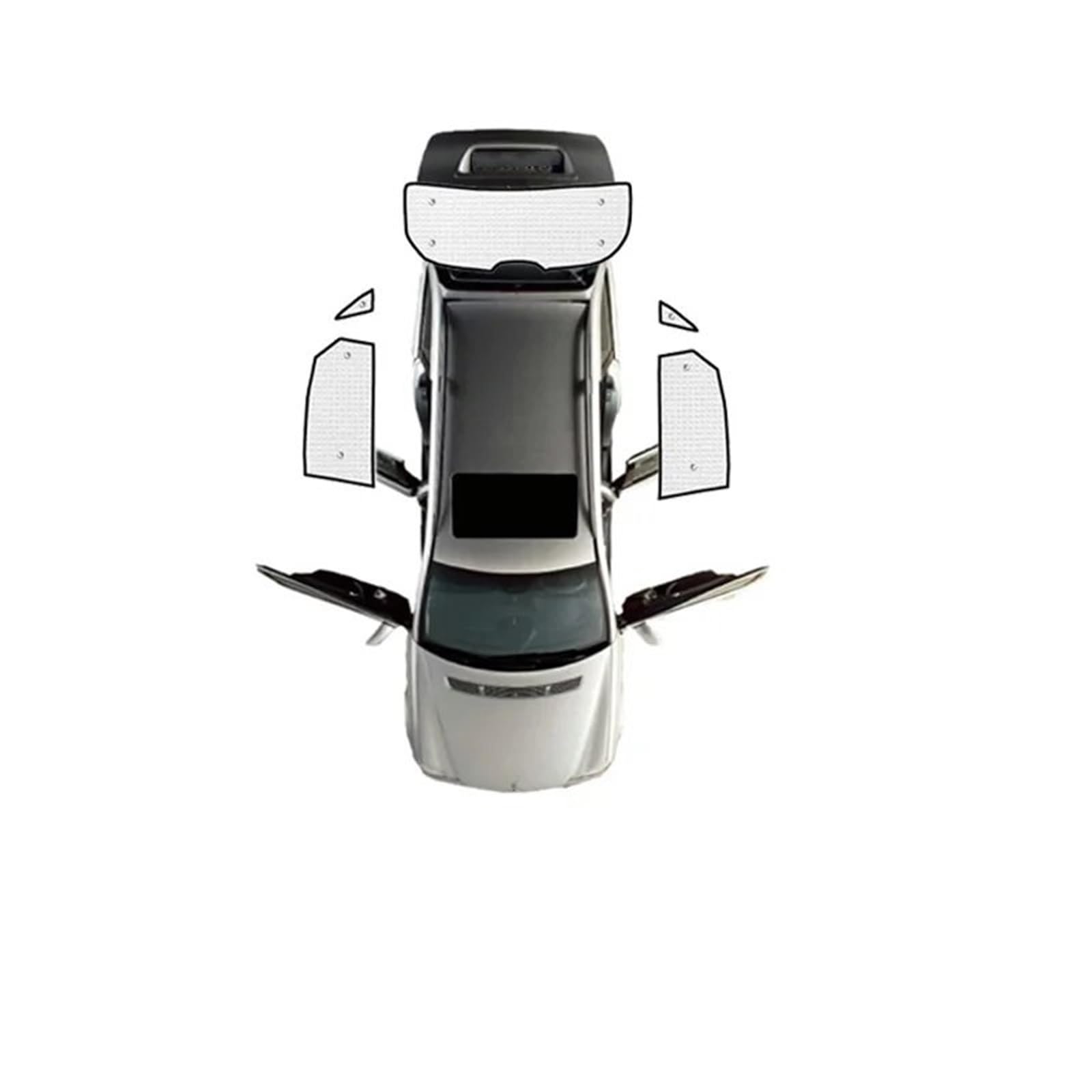 Auto Sonnenschutz Für LEXUS NX NX200t NX300h NX300 AZ10 2015-2021Seiten-Sonnenschutzfenster-Sonnenschutzabdeckung Vollständige Auto-Abdeckung Sonnenschutz Autofenster Sonnenschutz(Rear Sunshades) von FFOCCO