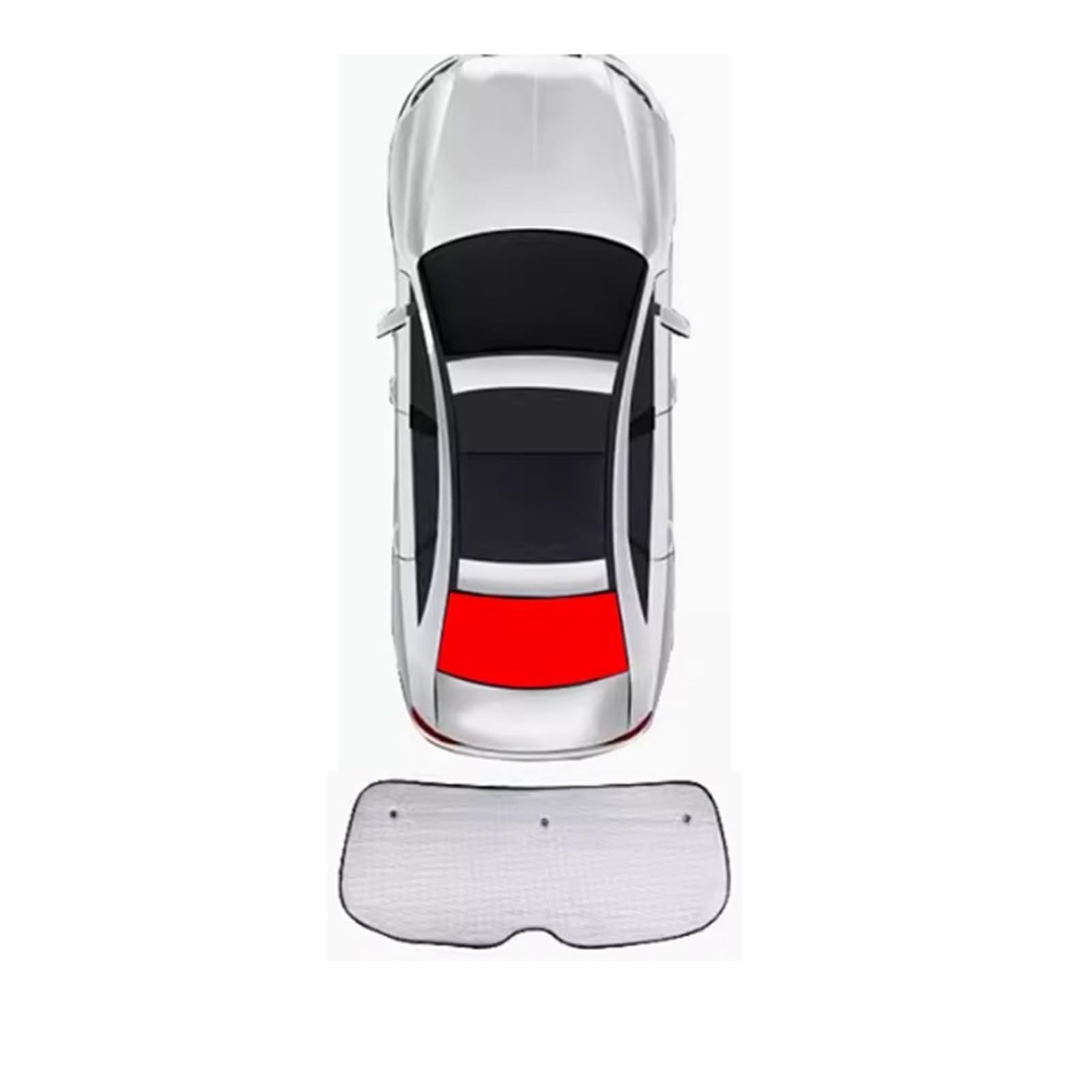 Auto Sonnenschutz Für Nissan Für Sylphy Pulsar B17 2012 2013 2014 2015 2016 2017 2018 2019 Windschutzscheiben-Sonnenschutz Wärmedämmung Auto-Sonnenschutz Autofenster Sonnenschutz(Rear windshield) von FFOCCO